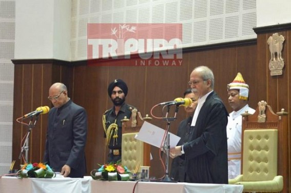 Justice Akil Abdulhamid Kureshi sworn in as Tripura High Court Chief Justice Justice Akil Abdulhamid Kureshi sworn in as Tripura High Court Chief Justice